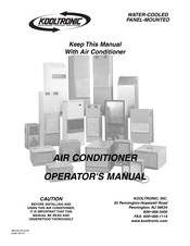 Kooltronic K2A4C4WP Series Operator's Manual