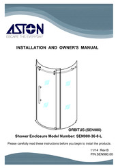 Aston Global SEN980-36-8-L Installation And Owner's Manual