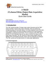 Icp Das Usa I-7061D Quick Start Manual