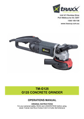 TRAXX G125 Operation Manual