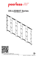 peerless-AV DS-LEDBXT-5X5 Installation Instructions Manual