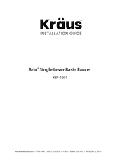 Kraus Arlo KBF-1201SFS Installation Manual