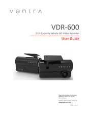 VENTRA VDR-600BT User Manual