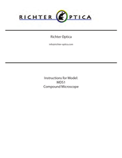 Richter Optica MDS1-D Instructions Manual