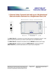 AMG AMG4713Bx-SF Instruction Manual
