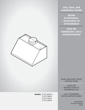 ELICA ECL148S4 Use, Care And Installation Manual