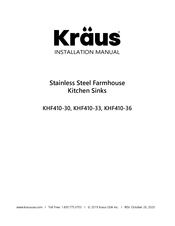 Kraus KHF410-30 Installation Manual