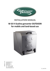 Whisper Power W-GV 4 Scalino Installation Manual