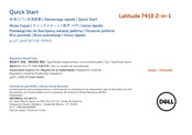 Dell Latitude 7410 2-in-1 Quick Start Manual