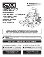 Ryobi RY48141 Assembly Manual