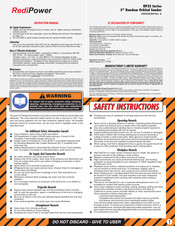 RediPower RP35 Series Instruction Manual