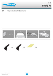 Prorack K319 Fitting Instructions Manual