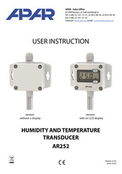 APAR AR252U User Instruction