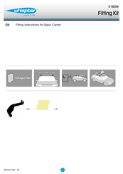 Whispbar K165W Fitting Instructions Manual