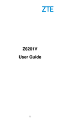 Zte Z6201V User Manual