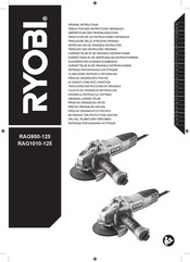 Ryobi RAG1010-125SF Original Instructions Manual