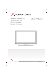 Schaub Lorenz 26LE-D4800CT Instruction Manual