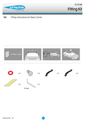 Whispbar K131W Fitting Instructions Manual