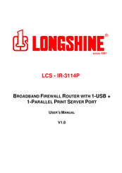 Longshine LCS-IR-3114P User Manual
