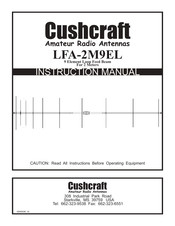 CUSHCRAFT LFA-2M9EL Instruction Manual