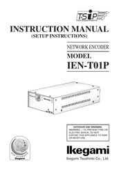 Ikegami IEN-T01 Instruction Manual