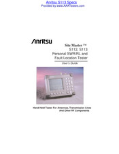 Anritsu Site Master S112 User Manual