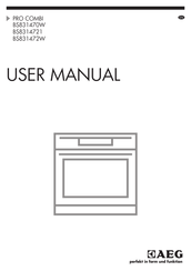 AEG PRO COMBI BS831472W User Manual
