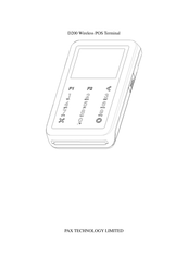Pax Technology D200WB Manual