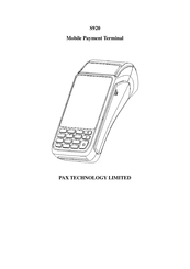 Pax Technology S920LTE Manual