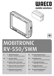 Waeco MOBITRONIC RV-550/SWM Installation And Operating Manual