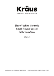 Kraus ELAVO KCV-341-ORB Installation Manual