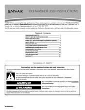 Jenn-Air JDTSS245GX User Instructions