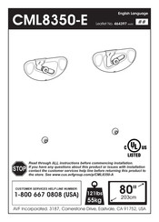 AVF CML8350-E Instructions Manual