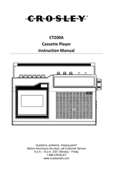Crosley CT200A Instruction Manual