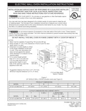 Frigidaire FFEW2415QW Installation Instructions Manual