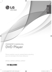 LG DP431 Owner's Manual