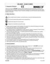 Velleman HQ Power SCAN FLOWER VDL300SF Manual
