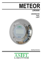 ASTEL LIGHTING METEOR LSR36500 Series Operating Instructions Manual