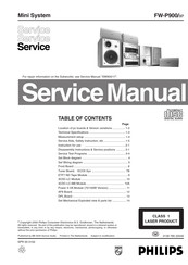 Philips FW-P900 Service Manual