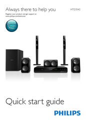 Philips HTD3542 Quick Start Manual