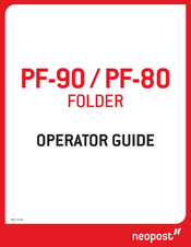 Neopost HF90 Operator's Manual