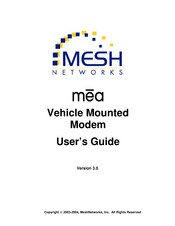 MeshNetworks MEA VMM User Manual
