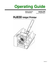 Hasler HJ830 Operating Manual