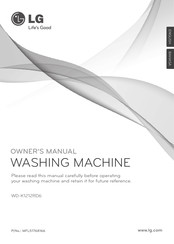 LG WD-K1212RD6 Owner's Manual