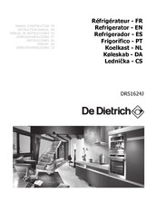 Dedietrich DRS1624J Instruction Manual
