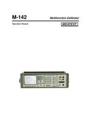 Meatest M-142 Operation Manual