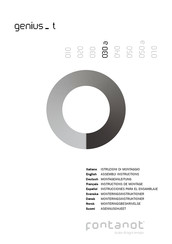 Fontanot genius T 030A Assembly Instructions Manual