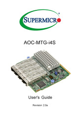 Supermicro AOC-MTG-i4SM User Manual