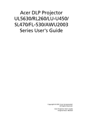 Acer Awu Series Manuals Manualslib