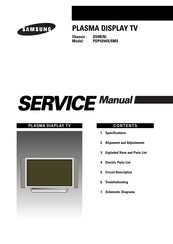 Samsung PDP4294X/SMS Service Manual